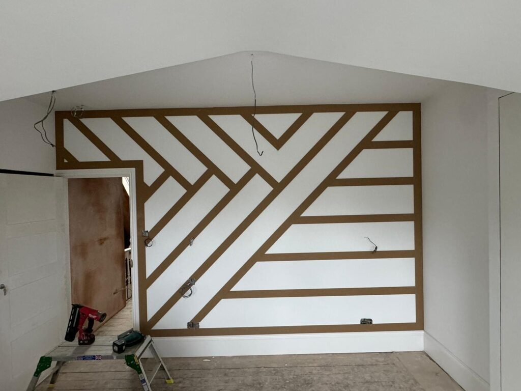 Creative wall panelling concepts in a Hove HMO renovation by Procut Carpentry.