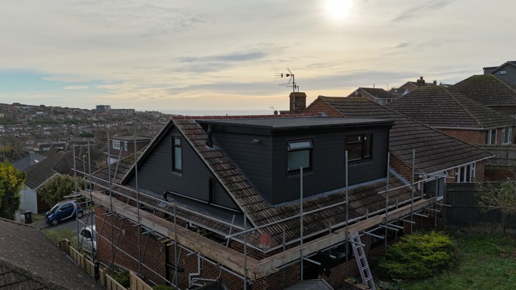 Dormer loft extension in Saltdean offering scenic views, crafted by Procut Carpentry.