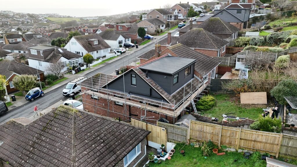 Stylish loft extension completed with modern finishes in Saltdean.